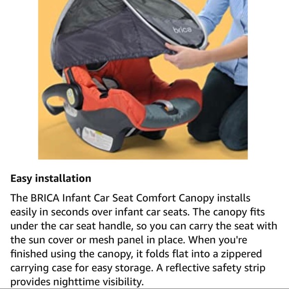 Brica Other Brica Car Seat Canopy Poshmark